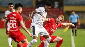 Đánh bại Thanh Hoá, CLB Thể Công Viettel bám sát ngôi đầu bảng V-League