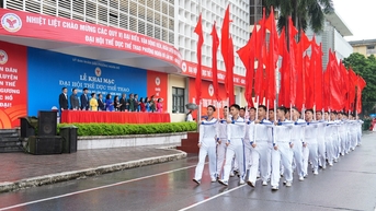 Tưng bừng khai mạc Đại hội TDTT phường Nghĩa Đô năm 2025