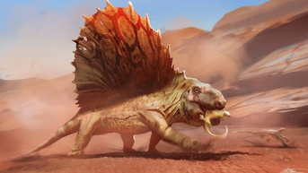 Tận mục tổ tiên của các loài động vật có vú, lưng đeo cánh buồm khủng