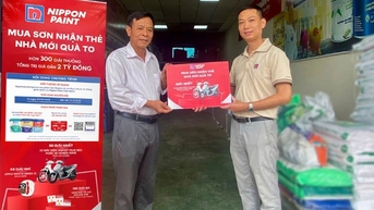 Mua sơn Nippon Paint, nhận cơ hội rinh xe máy về nhà