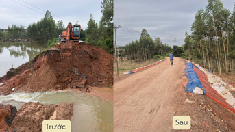 Làm sao đổ nước từ đồng ra sông?