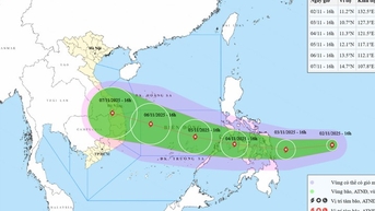 Bão Kalmaegi cấp 9 sắp đi vào Biển Đông, dự báo tăng cấp nhanh