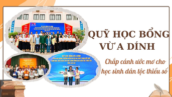 Chắp cánh ước mơ cho nhiều học sinh dân tộc thiểu số
