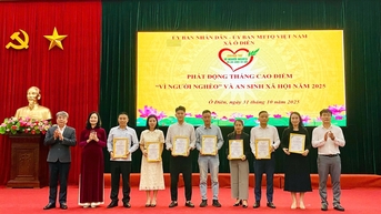 Tập đoàn Tân Á Đại Thành ủng hộ Quỹ “Vì người nghèo” xã Ô Diên 200 triệu đồng – Lan tỏa tinh thần sẻ chia vì cộng đồng