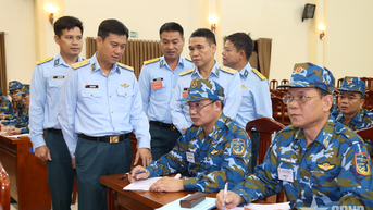 Khai mạc diễn tập kíp chiến đấu sở chỉ huy sư đoàn không quân năm 2025