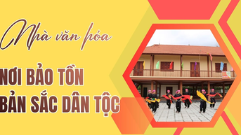 Nhà văn hóa - nơi bảo tồn bản sắc dân tộc