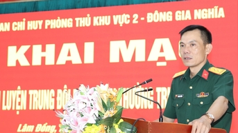 Khai mạc huấn luyện Trung đội Dân quân thường trực năm 2025