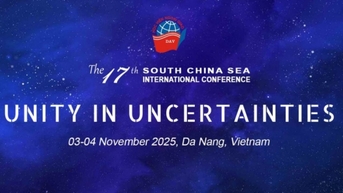 Hội thảo Biển Đông lần thứ 17: 'Đoàn kết trong bất định' vì một khu vực hòa bình, hợp tác và phát triển