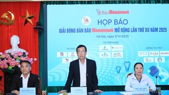 Giải Bóng bàn tranh Cúp Báo Hànộimới mở rộng lần thứ XII - 2025: Sẵn sàng cho một kỳ giải sôi động, hấp dẫn