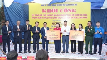 ក្រុមហ៊ុន T&T Group បានឧបត្ថម្ភថវិកាចំនួន 13 ពាន់លានដុង ដើម្បីសាងសង់ Great Unity House