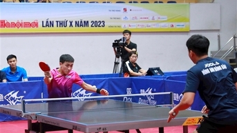 CLB CAND - T&T tham dự Giải Bóng bàn Cúp Báo Hà Nội Mới lần thứ XII