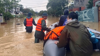 Lũ sông Bồ, sông Hương, sông Vu Gia đạt đỉnh