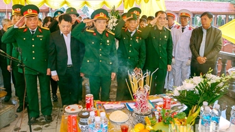 Xã Gia Hưng đón nhận, truy điệu và an táng hài cốt liệt sỹ Ninh Thế Thểnh