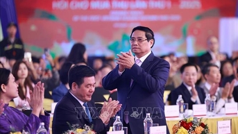 Thủ tướng Phạm Minh Chính dự Lễ bế mạc Hội chợ Mùa thu lần thứ nhất