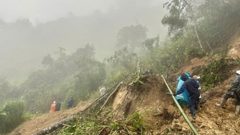 Xã miền núi Hùng Sơn ngổn ngang do sạt lở
