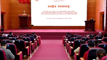 Hội nghị tuyên truyền chuyển đổi mô hình và phương pháp quản lý thuế đối với hộ kinh doanh khi xóa bỏ thuế khoán