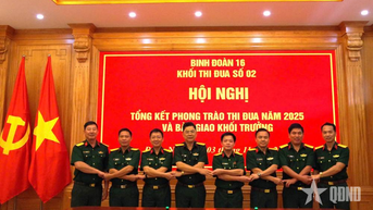 Khối thi đua số 2 (Binh đoàn 16) tổng kết Phong trào Thi đua Quyết thắng năm 2025
