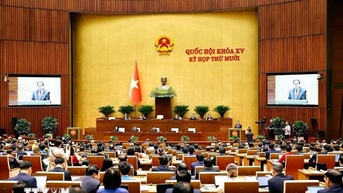 Quốc hội thảo luận tại tổ về dự thảo Văn kiện trình Đại hội XIV của Đảng