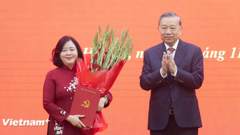 Bà Bùi Thị Minh Hoài giữ chức Bí thư Đảng ủy Mặt trận Tổ quốc, các đoàn thể Trung ương