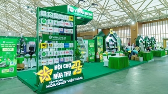 Vinachem đạt Giải thưởng ‘Không gian trưng bày tiêu biểu’ tại Hội chợ Mùa Thu