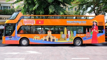 Khai trương tuyến buýt 2 tầng mới đi qua các biểu tượng kiến trúc TP.HCM, miễn phí 3 ngày