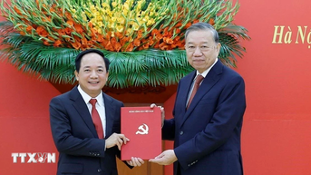 Tổng Bí thư Tô Lâm trao các quyết định bổ nhiệm cán bộ