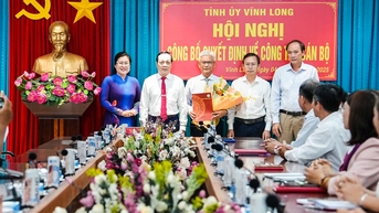 Đồng chí Lê Thanh Tuấn tiếp tục giữ chức Tổng Biên tập Báo và phát thanh, truyền hình Vĩnh Long