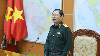 Đại tướng Nguyễn Tân Cương thông qua kết quả biên soạn cuốn từ điển nghệ thuật quân sự