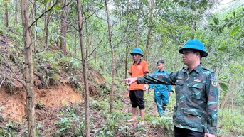 Xuất hiện vết nứt dài hơn 100m, xã La Dêê ban hành thông báo khẩn