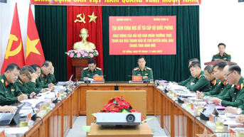 Quân khu 5 và Quân khu 9 tổ chức tọa đàm khoa học về hoạt động của Hải đội dân quân thường trực