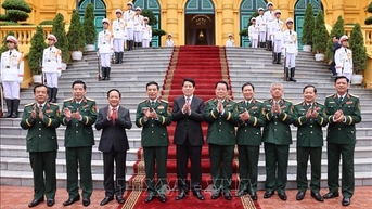 Trao quyết định bổ nhiệm Chủ nhiệm Tổng cục chính trị và thăng quân hàm Đại tướng, Thượng tướng