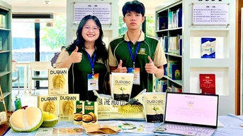 និស្សិតមួយក្រុម ប្រែក្លាយកាកសំណល់ពីទុរេនទៅជាផលិតផលមានប្រយោជន៍សម្រាប់កសិកម្ម។