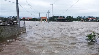 Người dân vùng lưu vực sông Thạch Hãn cảnh giác cao độ với lũ