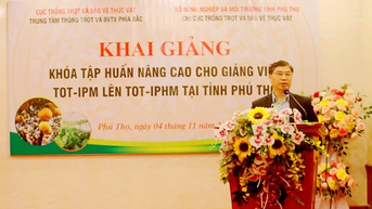 30 học viên tập huấn nâng cao cho giảng viên TOT – IPM lên TOT - IPHM