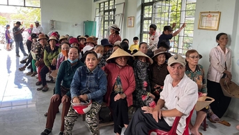 Phường Đông Hòa bố trí khu vực tránh bão Kalmaegi cho bà con