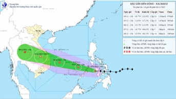 Tin bão gần Biển Đông (cơn bão Kalmaegi)