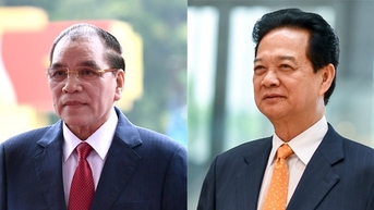 Nhật Bản tặng huân chương cao quý cho ông Nông Đức Mạnh và ông Nguyễn Tấn Dũng