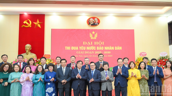[Ảnh] Toàn cảnh Đại hội Thi đua yêu nước Báo Nhân Dân giai đoạn 2025-2030