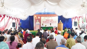 Thôn 10, xã Trường Xuân vui hội đại đoàn kết toàn dân tộc