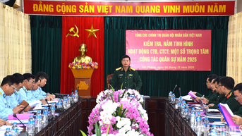 Tổng cục Chính trị Quân đội nhân dân Việt Nam kiểm tra, nắm tình hình tại Sư đoàn Phòng không 363