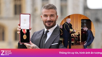 Beckham nhận tước hiệu hiệp sĩ