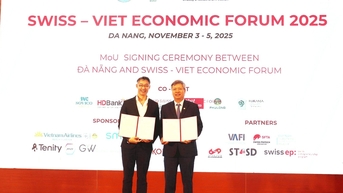 Đà Nẵng ký kết hợp tác với Diễn đàn Kinh tế Thụy Sĩ - Việt Nam