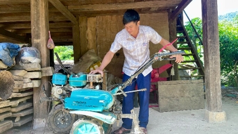 Hiệu quả từ dự án hỗ trợ máy nông cụ cho người dân