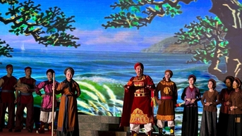 Nhà hát Sân khấu truyền thống Hải Phòng biểu diễn ở 'Ngày Việt Nam tại Gangjin 2025'