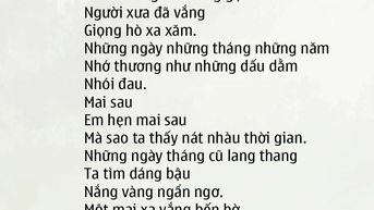 Ngày tháng cho nhau