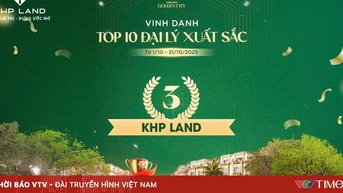 KHP Land khẳng định vị thế với Top 3 đại lý dự án Golden City