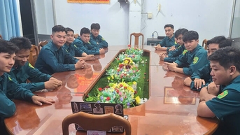 Thanh niên phường Bình Đức xung kích bảo vệ Tổ quốc