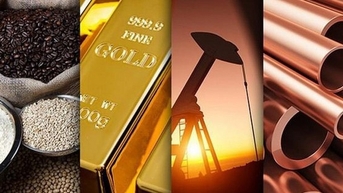 THỊ TRƯỜNG HÀNG HÓA: Đồng USD mạnh lên kéo giá hàng hóa đồng loạt giảm