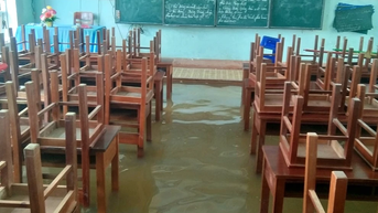 Học sinh 58 xã, phường phía đông Gia Lai nghỉ học tránh bão Kalmaegi