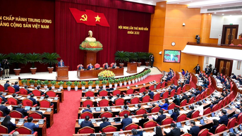 [Ảnh] Khai mạc Hội nghị lần thứ 14 Ban Chấp hành Trung ương Đảng khóa XIII